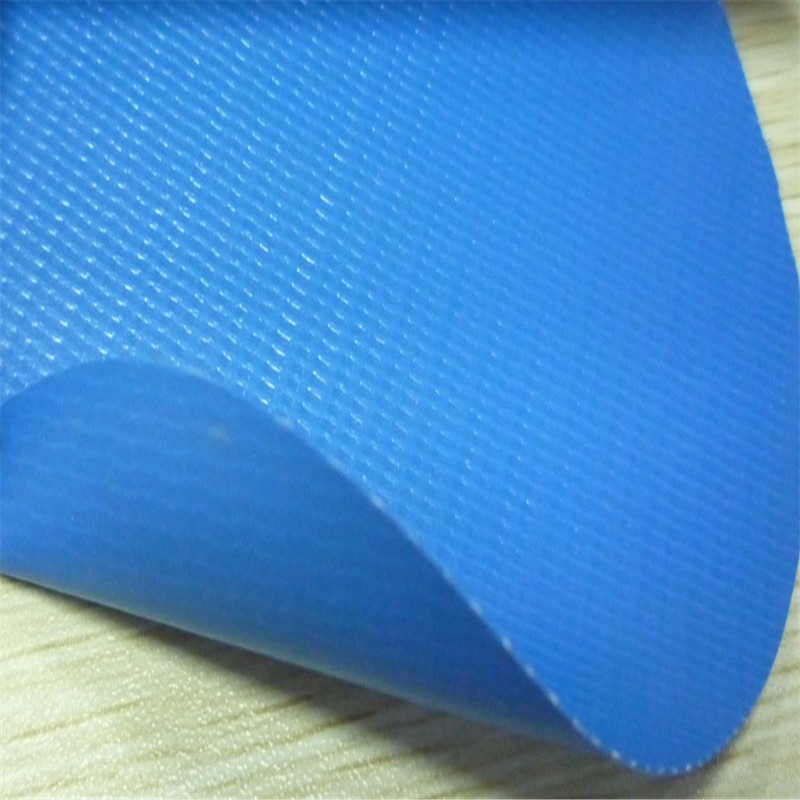 PVC夹网布 蓝色0.38mmPVC防水布 箱包帐篷面料