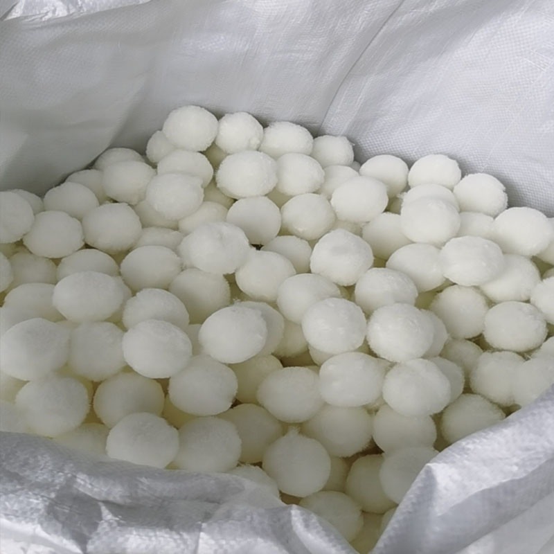 纤维球 海成净水材料厂生产改性纤维球滤料