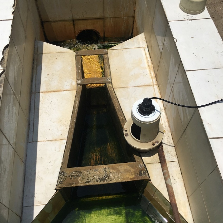 污水排放口流量计 嵘创自动化与生态环境部门监控设备联网图片