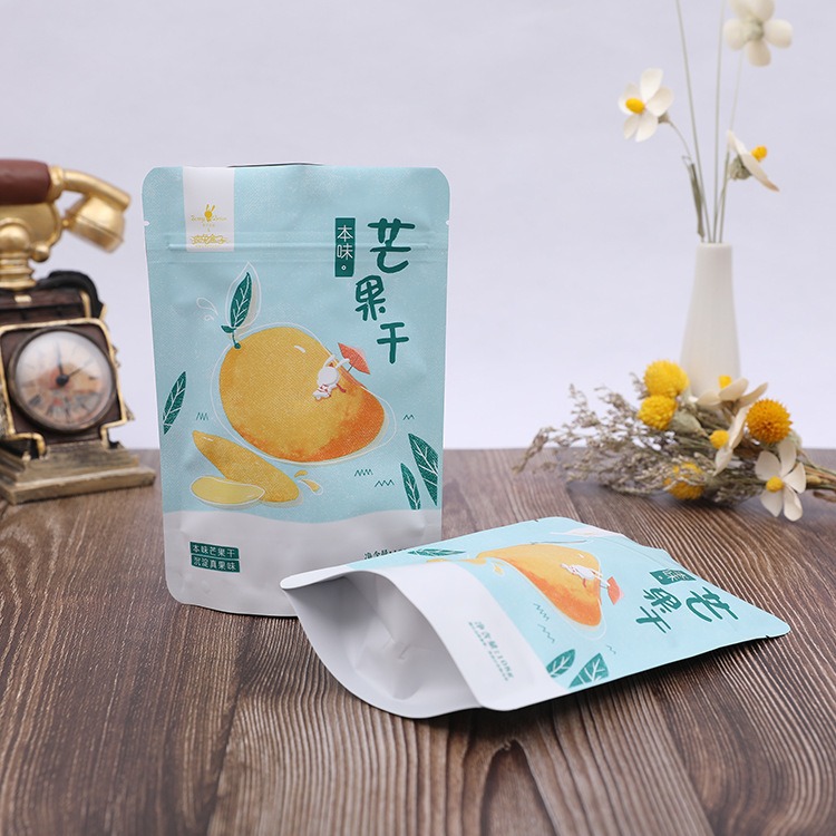 桎铭塑业定制生产500克芒果干包装袋包装自立食品袋 自立食品包装袋