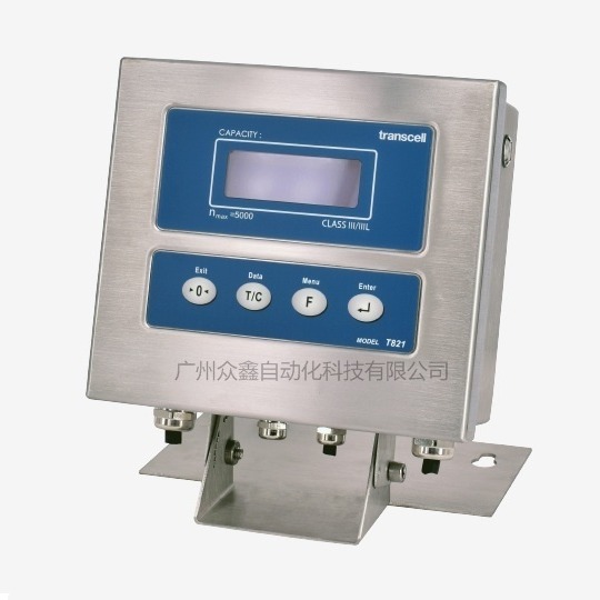 美国传力工业称重终端 T821称重仪表 防尘式 RS-232接口 RS-485接口 模拟量输出接口 工业以太网接口图片