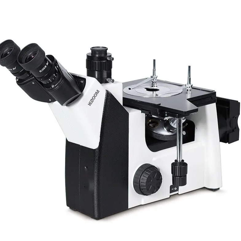 IE200M电脑CCD拍照涂层厚度测量组织分析星明光学倒置金相显微镜图片