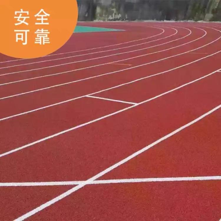 广西施工透气型跑道 塑胶跑道工程 环保材料 龙泰体育