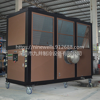 Ninewells品牌修建地铁地下隧道施工处降温专用移动式风冷冻机组