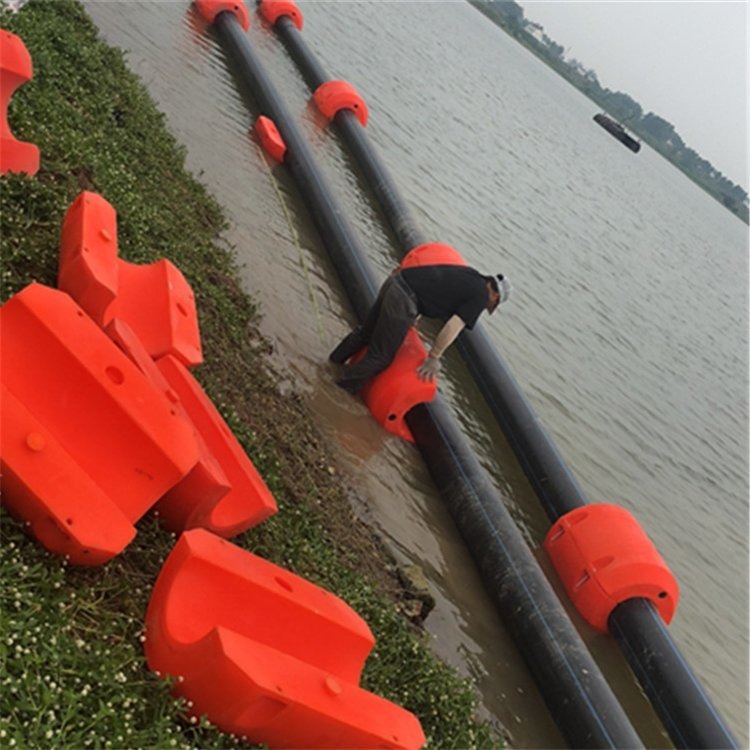 瑞通厂家供应对夹式管道浮筒500*1000 河道垃圾清理浮筒 出口管道浮筒生产 对夹式拦污管