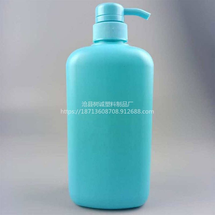 厂家供应  洗手液分装瓶 沐浴露按压式塑料瓶 1000毫升PE洗发水塑料瓶图片