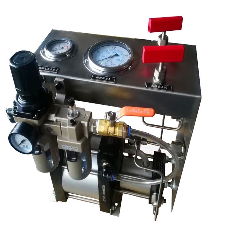 济南气动增压泵厂家直销DTA40气动增压单元 气体增压系统 可定制氮气增压泵