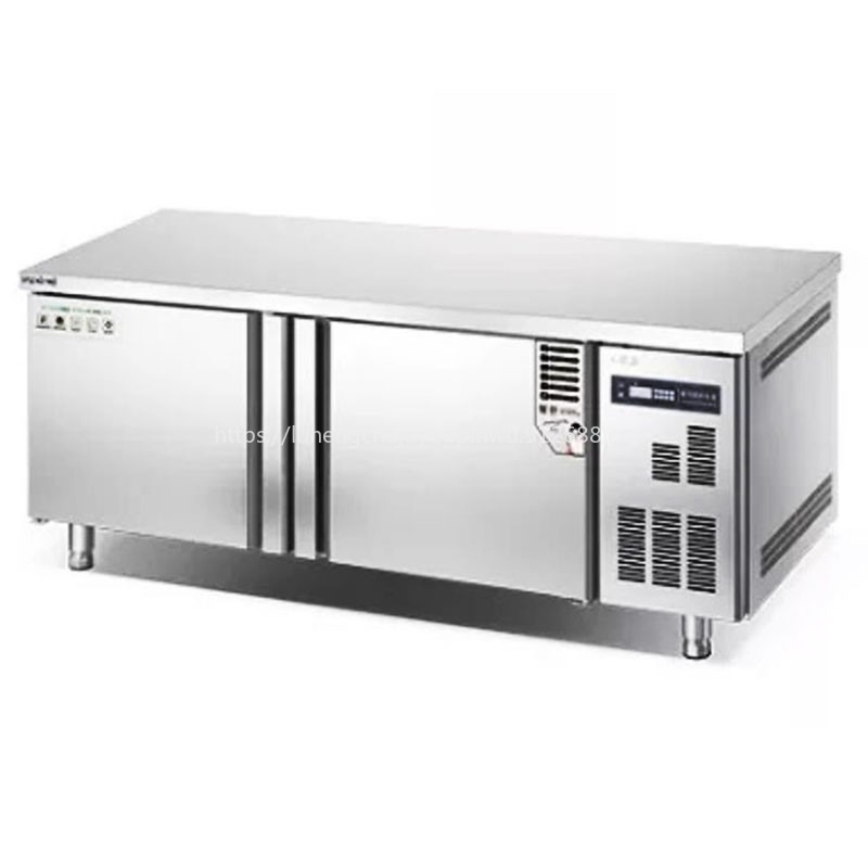 美厨工作台冰箱WBRF18 美厨双温平冷操作台 冷藏冷冻双温工作台 1.8米卧式直冷冰柜