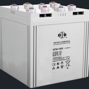 双登GFM-1500/2V/1500AH铅酸免维护蓄电池电力系统通用大容量铅酸电池续航长