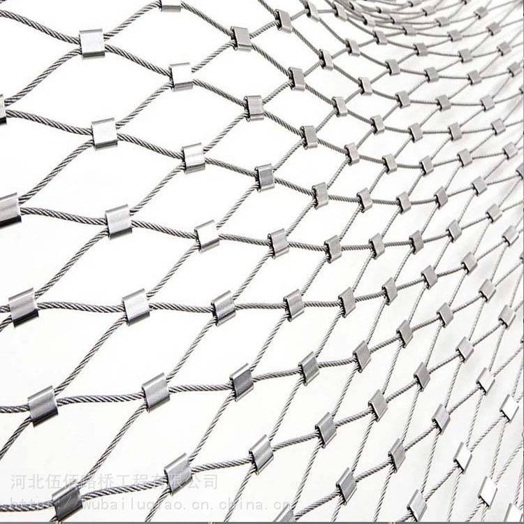 操场高空坠物防护网钢丝绳网不锈钢绳网防坠网来图定制