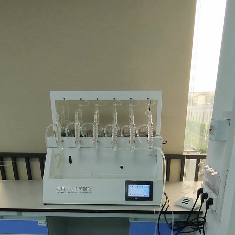 BA-ZL6B水质检测用智能一体化蒸馏仪 水质挥发酚蒸馏装置图片