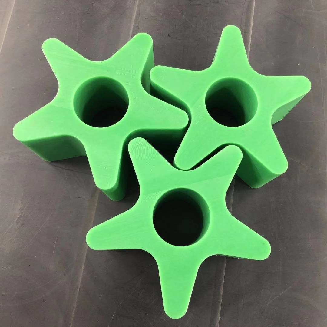 超高分子量聚乙烯板塑料加工异形件UPE耐磨垫块滑轮机械垫板托条