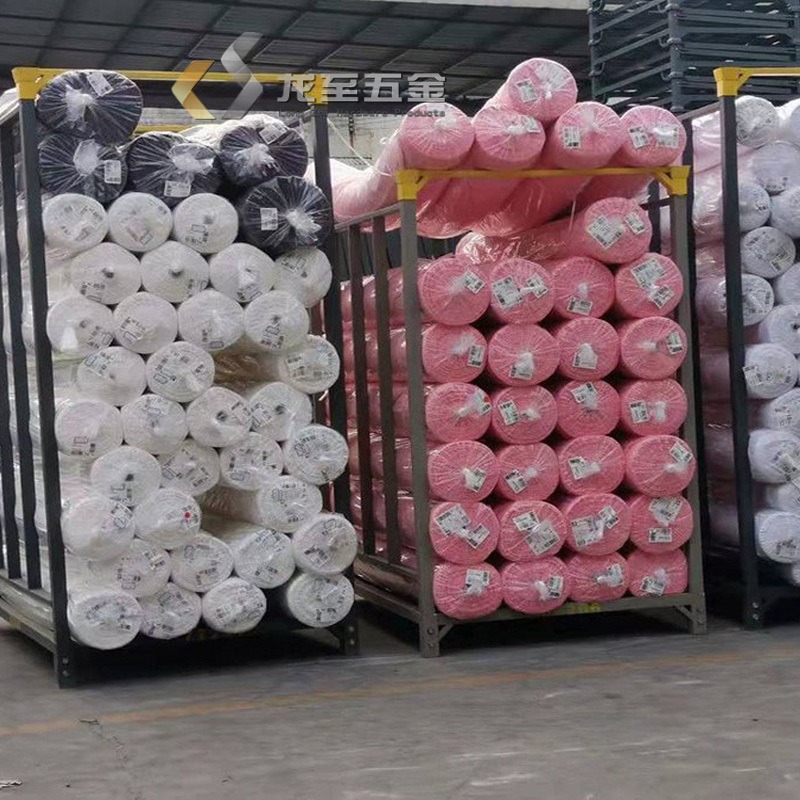 河源龙至仓储出售重型折叠堆垛架服装厂布匹货架全国配送