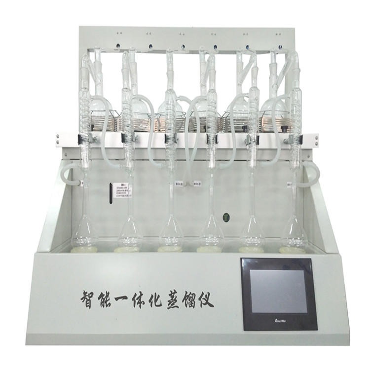 上海 实验室内置压缩机蒸馏装置CYZL-6YS 氨氮、SO2、酒精蒸馏仪图片