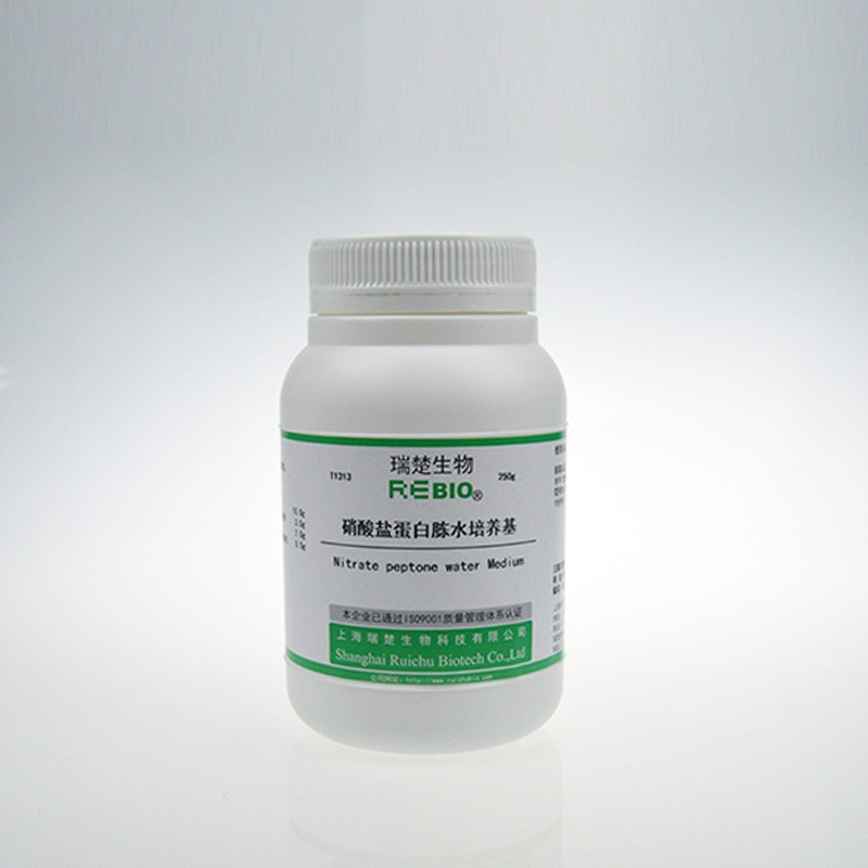 瑞楚生物 	硝酸盐蛋白胨水培养基 用于细菌的硝酸盐分解试验	250g/瓶 T1313 包邮
