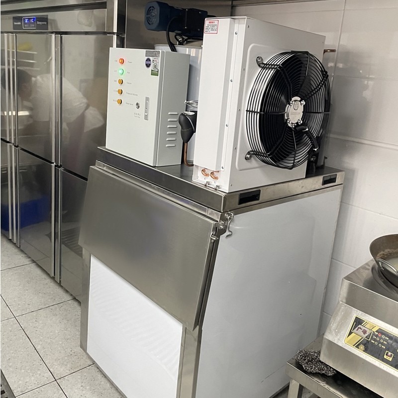 鳞片状制冰机 200/300/500公斤海鲜超市火锅店 大型制冰机图片