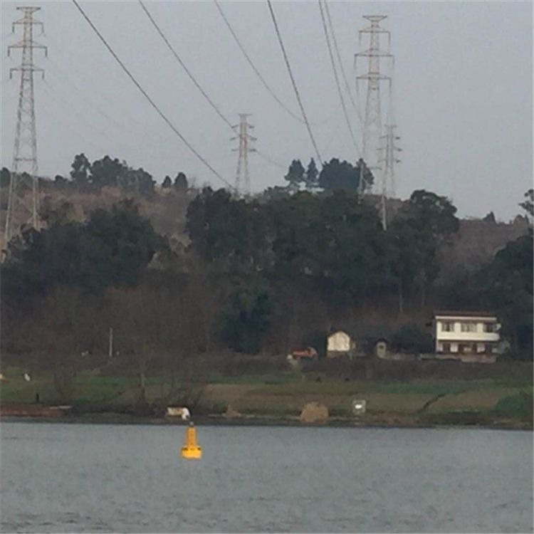 河道高压电缆区域警示浮标 航道锚固定位浮鼓  柏泰聚乙烯材质航标