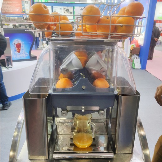 偃师 浩博商用全自动鲜榨橙汁机电动挤橙汁机KG-Z06  全国发货