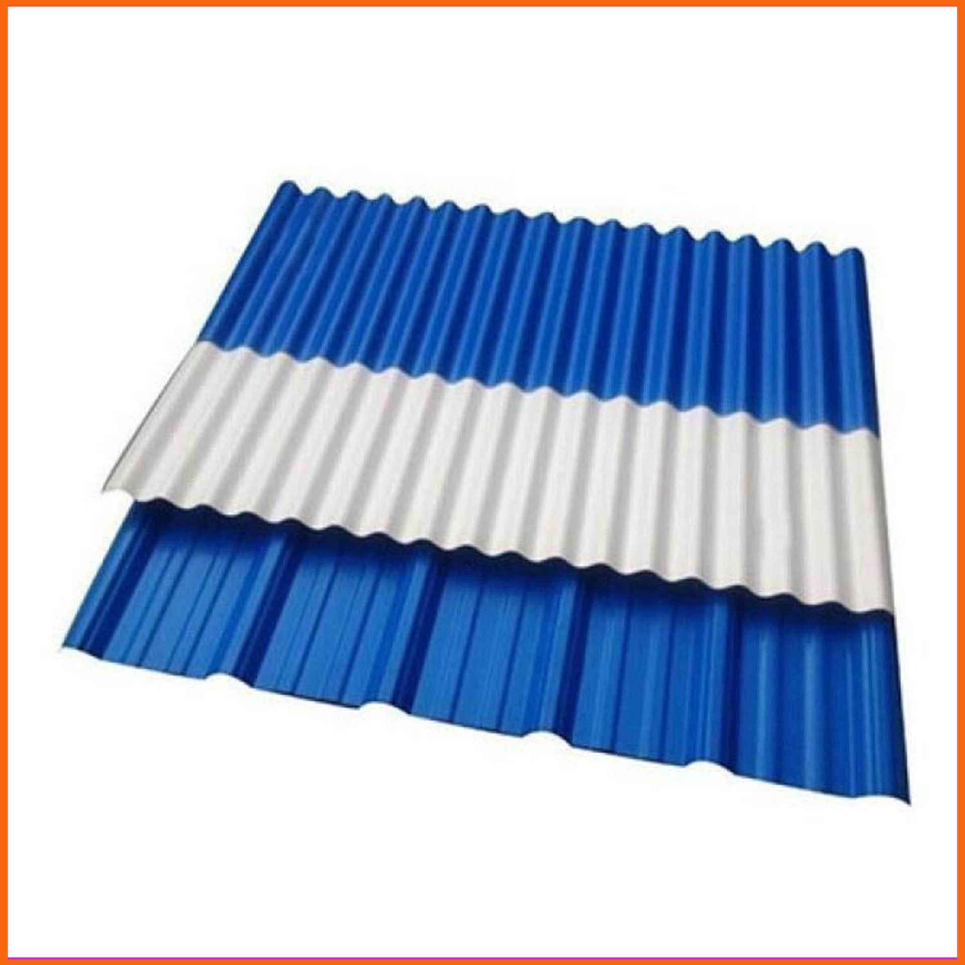 屋面采用FRP彩光板 普洱树脂耐腐板 蓝色玻璃钢采光带厂家定制