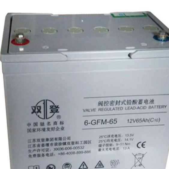 双登蓄电池6-GFM-65免维护蓄电池12V65AH参数