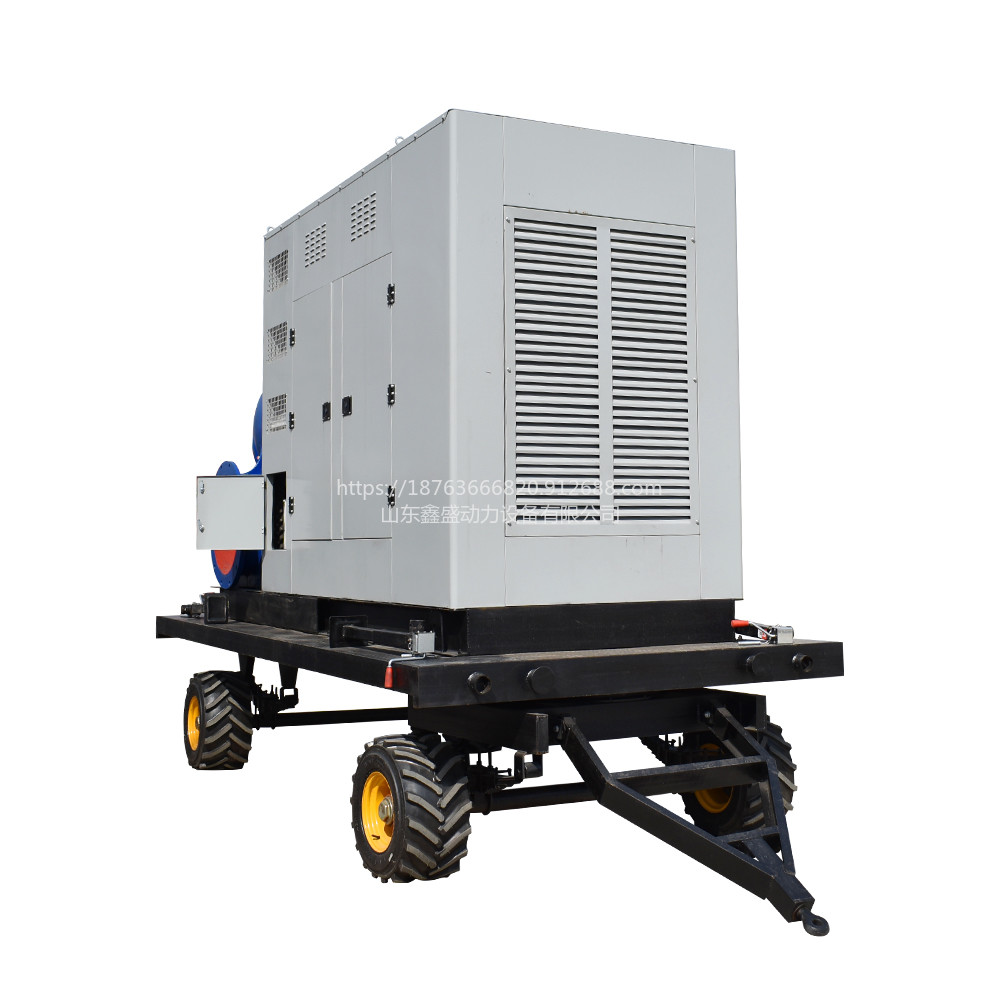 移动泵车自吸泵流量300m³/h 扬程20米