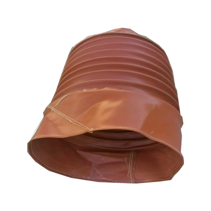 帆布通风软连接 鑫姆迪克供应钢圈支撑通风伸缩软管风管