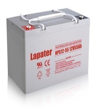 Lapater拉普特蓄电池NPG12-55直流屏12V55AH太阳能路灯通讯UPSEPS
