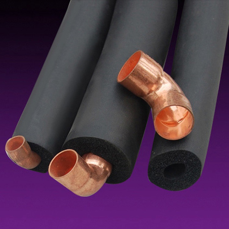 橡塑海绵管 管道保温橡塑管 中央空调专用保温管 翰图