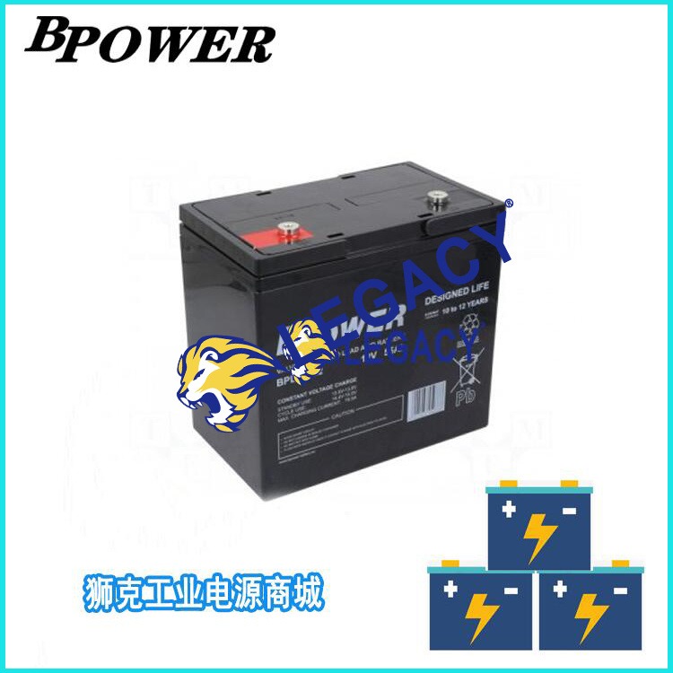 美国BPower蓄电池12V100AH SBP100/12 配套电源电瓶