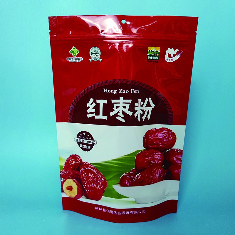 定制食品包装袋 红枣粉自立自封袋 塑料食品包装 亚磊塑业 免费寄样图片