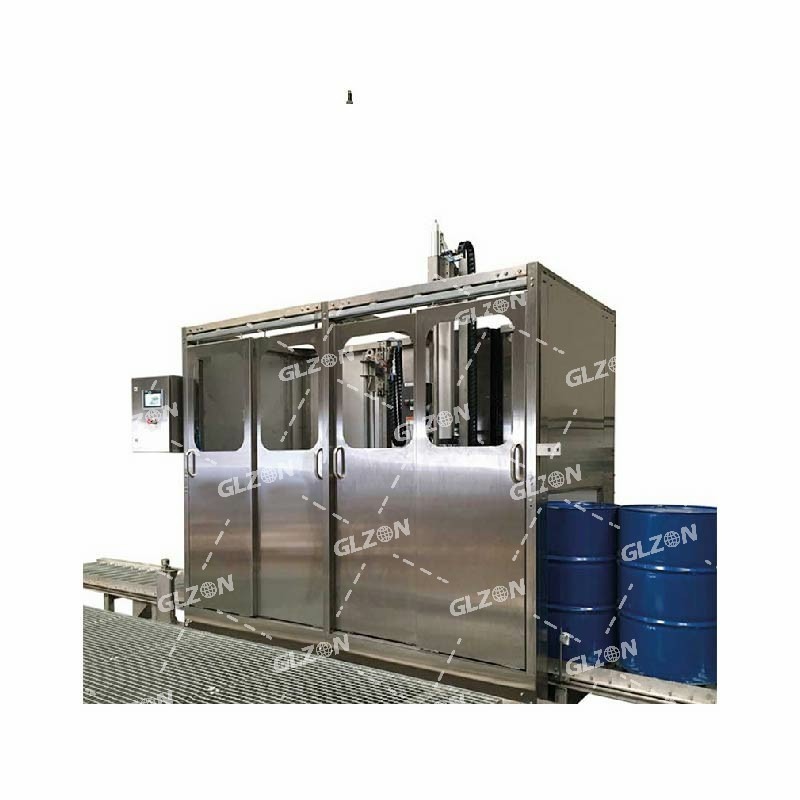 200L稀释剂装桶机_自动开盖装桶机设备生产工厂