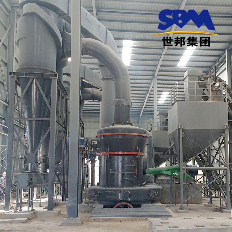 石油焦磨粉机 沥青焦碳素制粉系统 石油焦粉碎细度标准 上海世邦磨粉机厂图片