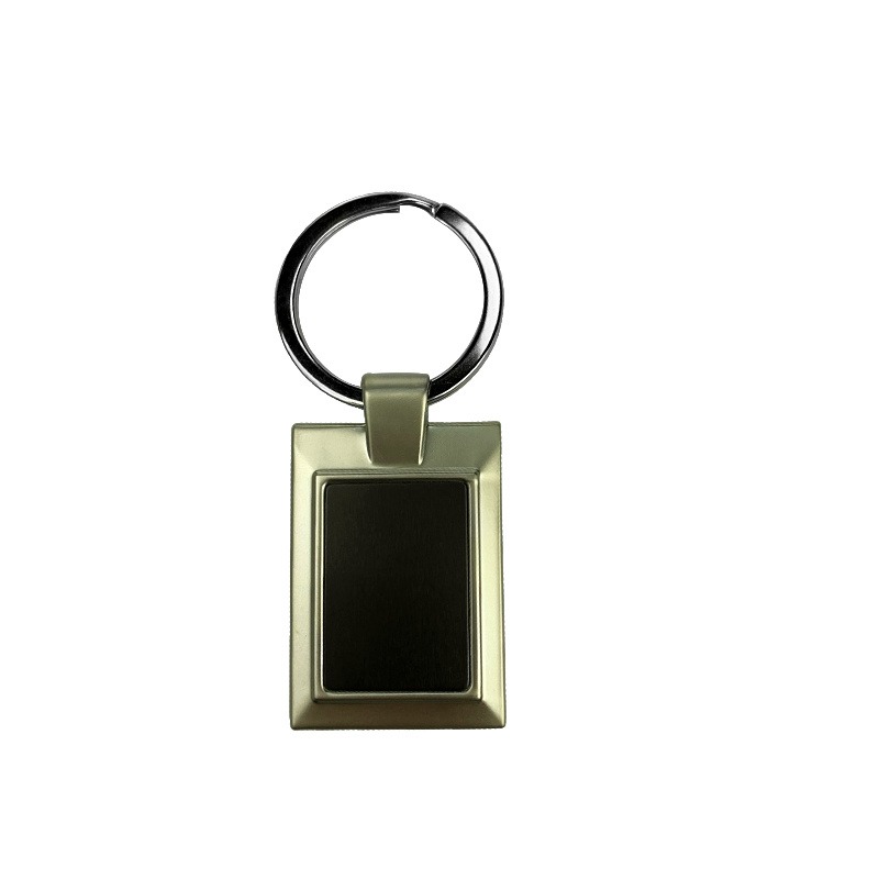 广告礼品钥匙圈定制logo嘟美娜简约金属钥匙扣男士 圈环挂件锁匙扣