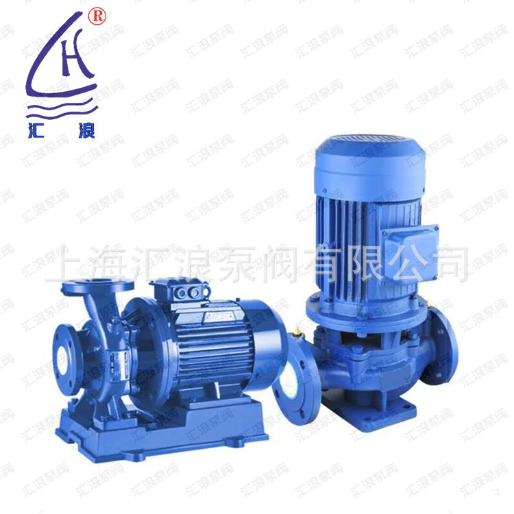 ISG80-125管道离心泵  5.5KW管道离心泵 ISG热水管道循环泵图片