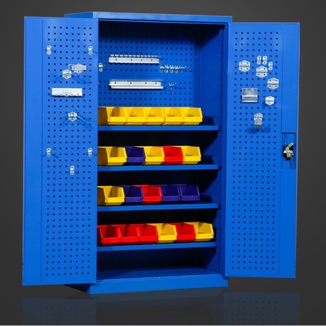 双开门工具柜装配车间置物柜加厚物料存放零件整理柜