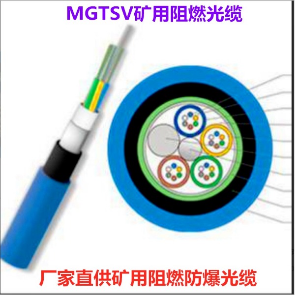 天联牌MGTS-48B1矿用阻燃通信光缆 48芯矿用单模光缆煤安认证