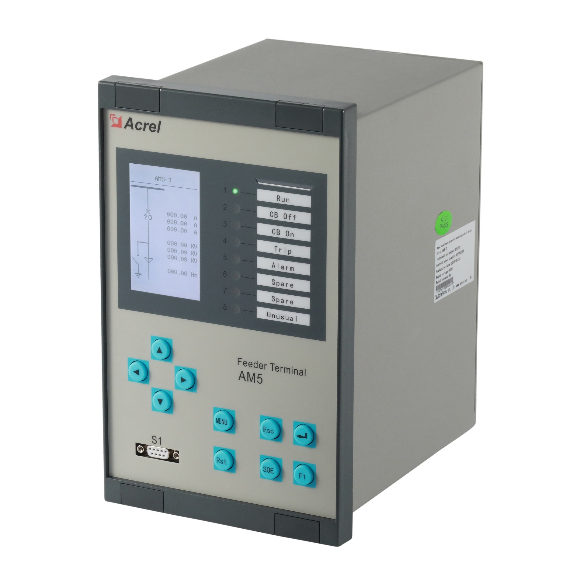 供应配电变压器保护装置AM5-T非电量保护FC闭锁控故障告警GPS对时功能安科瑞品牌销售