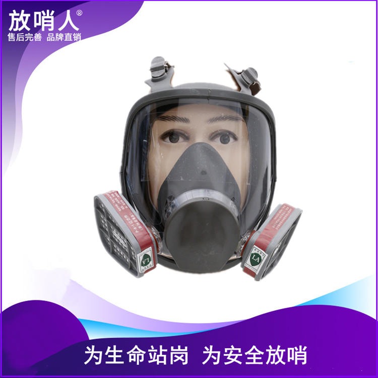 诺安防毒全面罩  大视野防毒面罩  过滤式全面型呼吸防护器
