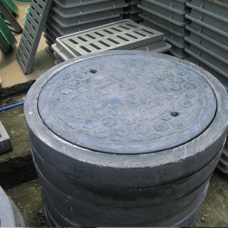 井盖 现货雨水污水用球墨铸铁井盖 圆形铸铁井盖 排水沟井盖可加工定制