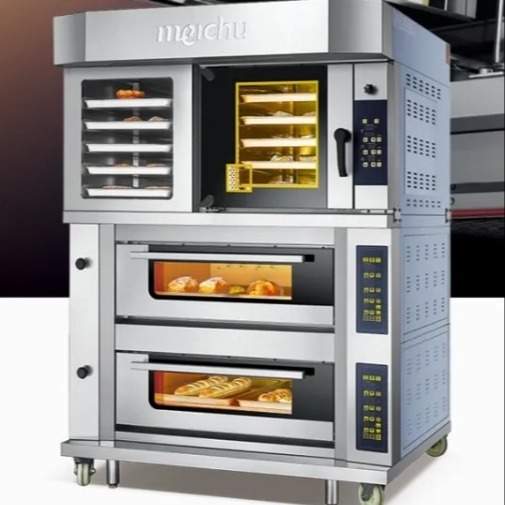 美厨商用烤箱 MZE-245FC热风组合炉 烘焙店二层烤箱 5层热风炉