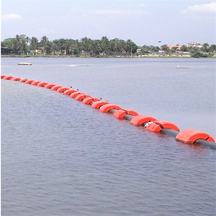 定制水上抱管子浮筒疏浚工程对夹式浮体