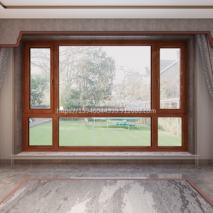 天润铝包木窗防爆窗100G安全环保保温隔热