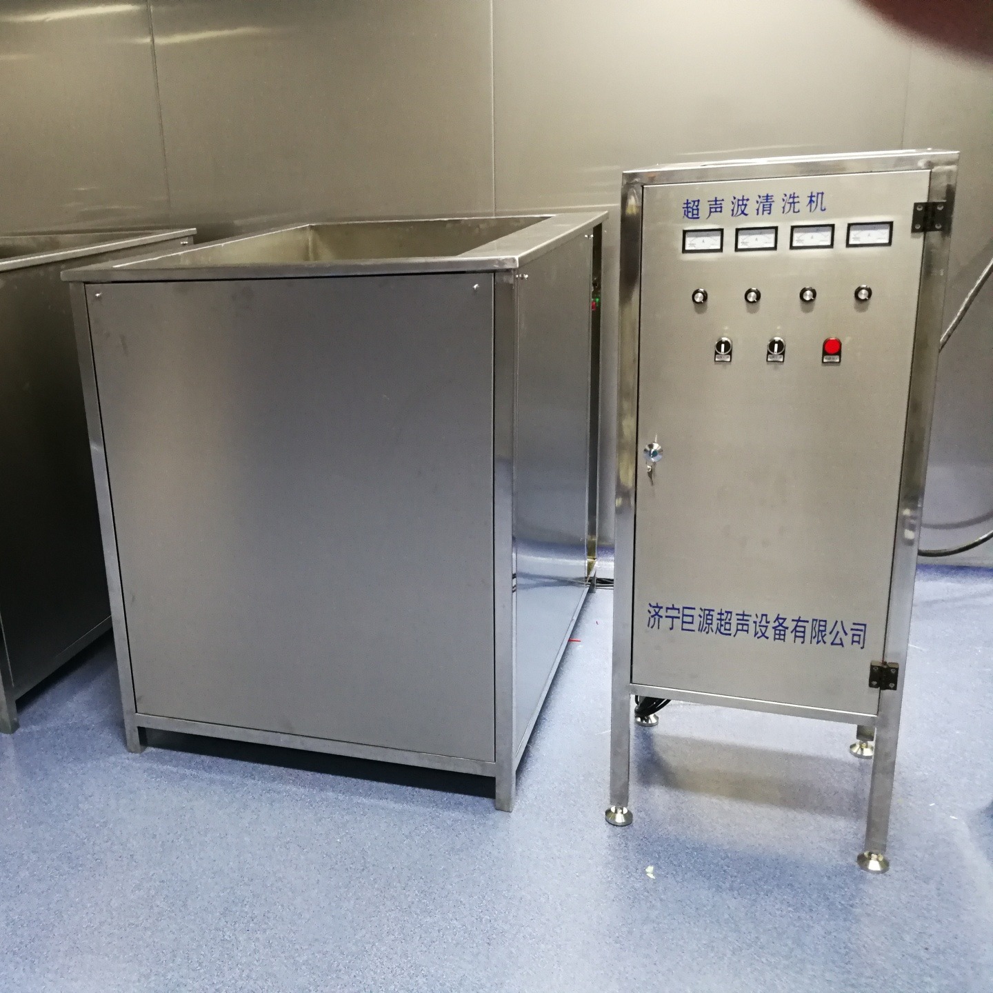 超声波清洗设备 济宁巨源超声波清洗机 JQX-2100W一体式超声波清洗机图片