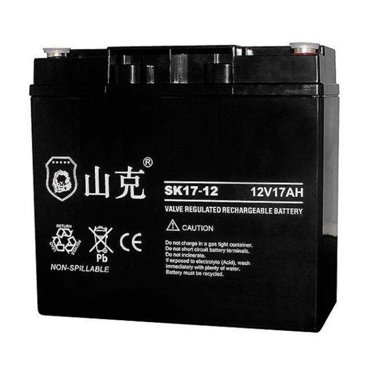 山克蓄电池SK17-12 12V17AH直流屏 UPS后备电池