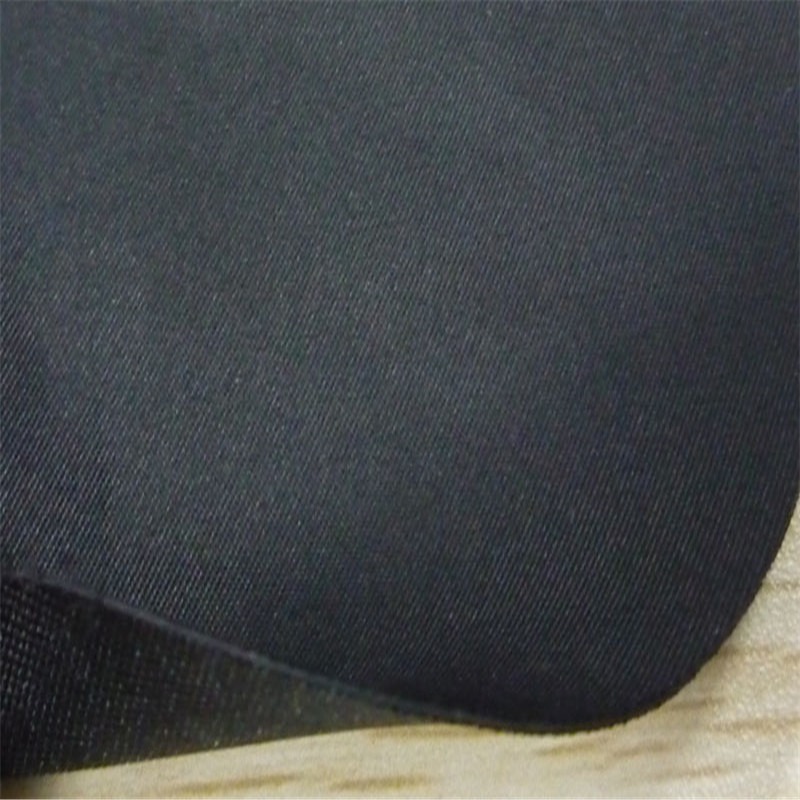 橡胶面料 牛津橡胶布 0.60mm黑色箱包布 橡胶双面贴牛津布