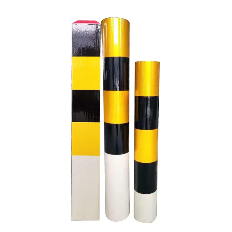 电力电缆标志桩 玻璃钢警示桩反光立柱 红白黄黑反光警示桩 腾广厂家
