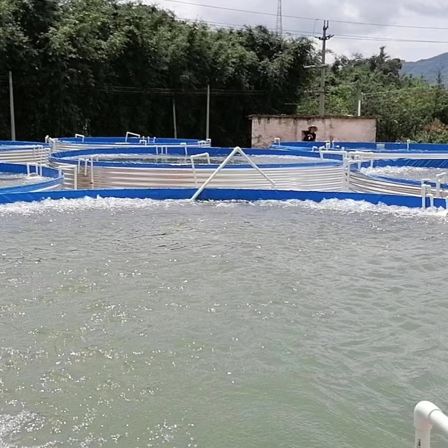 高密度圆形水池 镀锌板养殖池 循环水铁仓蓄水池