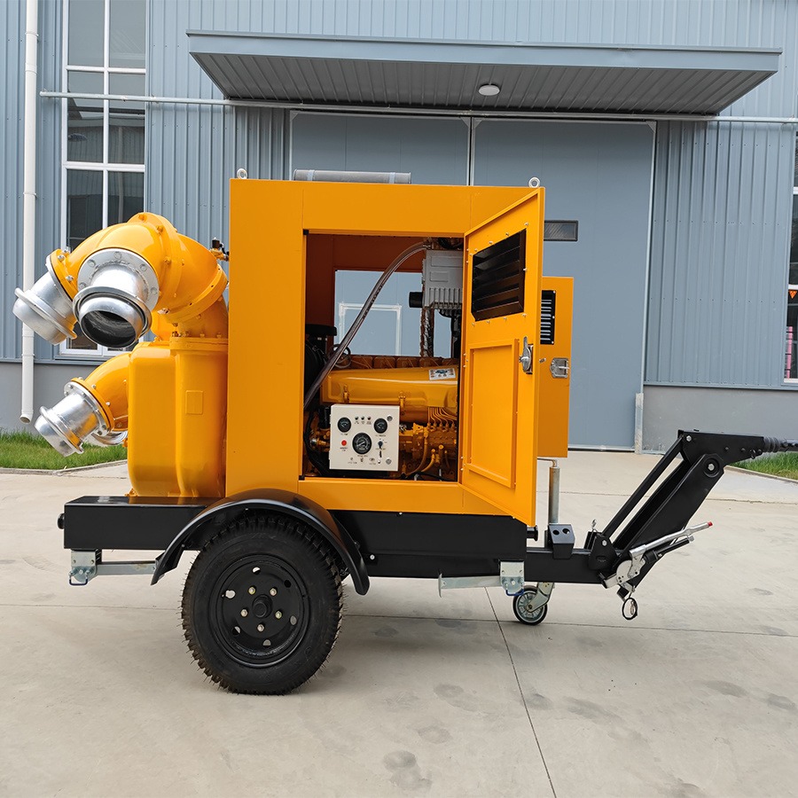 汉能 HC-ZKXZ拖车式真空辅助自吸泵 抢险泵车 品质保证