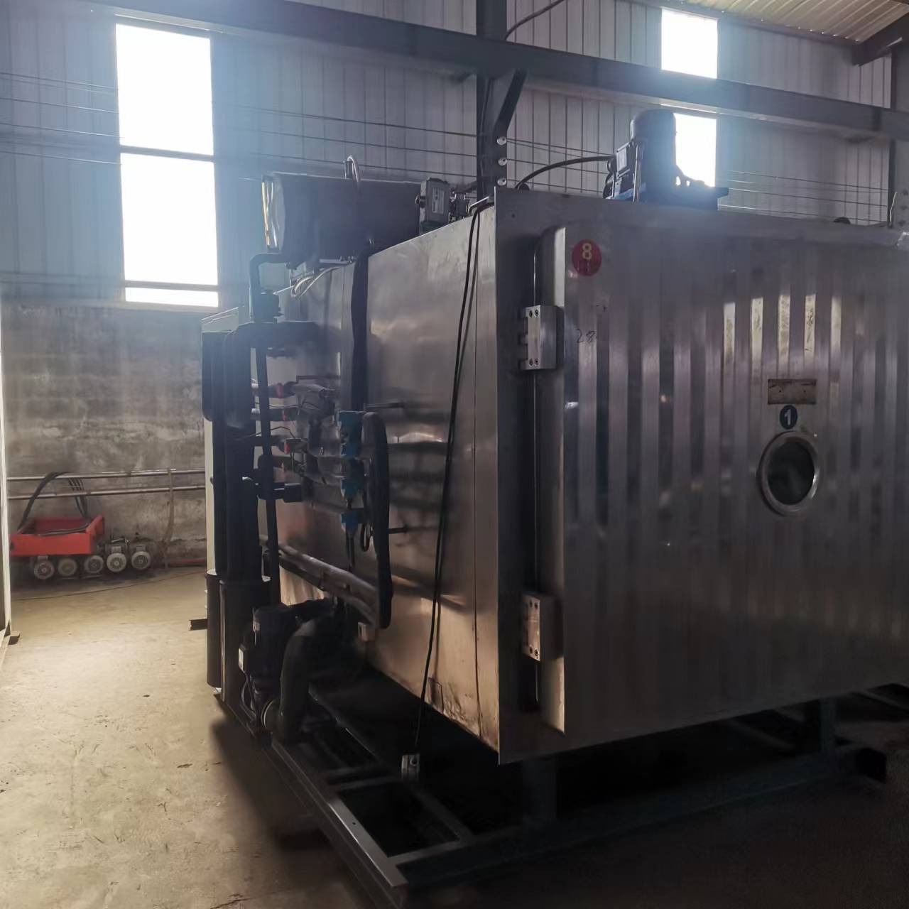 二手设 备食品型 真 空冷冻干燥机 实验型中试济南产地