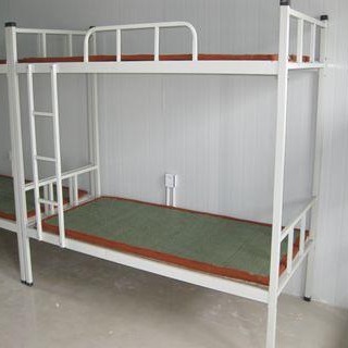 学生铁架床  架子床  上下铺 铁床  上下床 公寓床 营房制式床